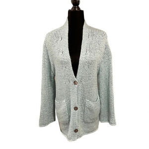 Forte_Forte Knit Cardigan Sweater Silk Mohair Cashmere Blend Slouchy Luxery